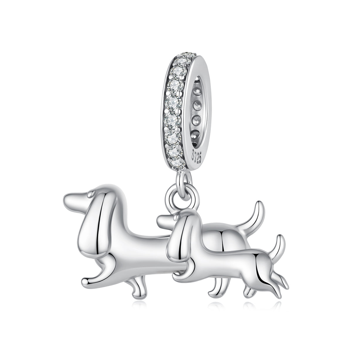 Dachshund Mother & Puppy Charm