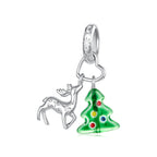 Reindeer & Christmas Tree Charm