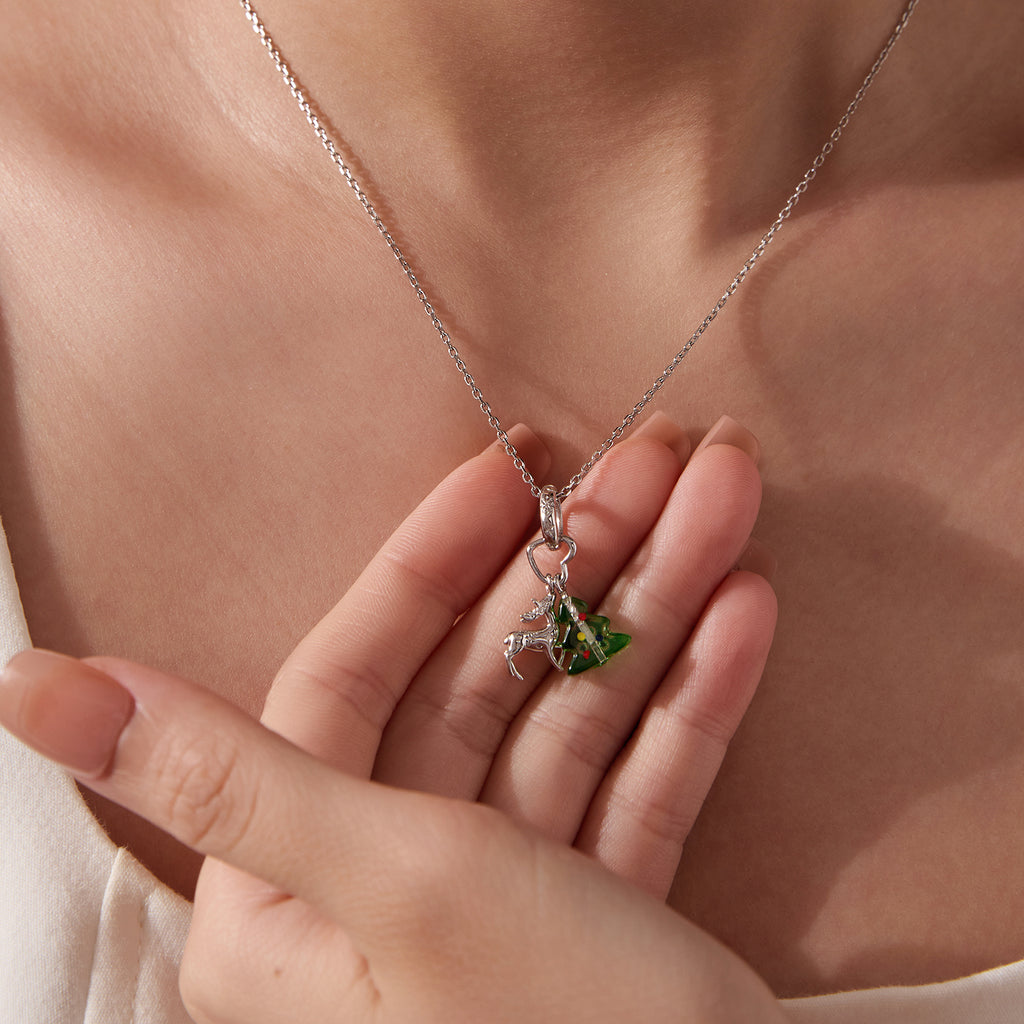 Reindeer & Christmas Tree Charm
