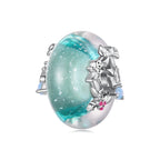 Christmas Wreath Murano Bead