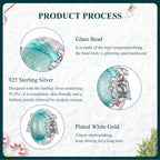 Christmas Wreath Murano Bead