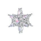Ice Blue Snowflake Charm