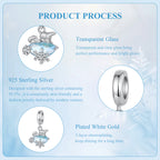 Polar Bear Ice Blue Pendant