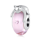 Cat Murano Glass Charm