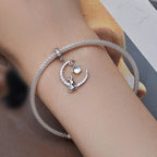 Cat on the Moon Charm