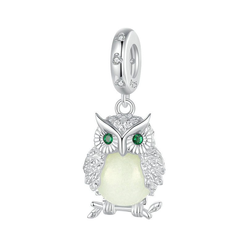 Glow in the Dark Owl Charm