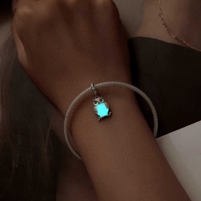 Glow in the Dark Owl Charm