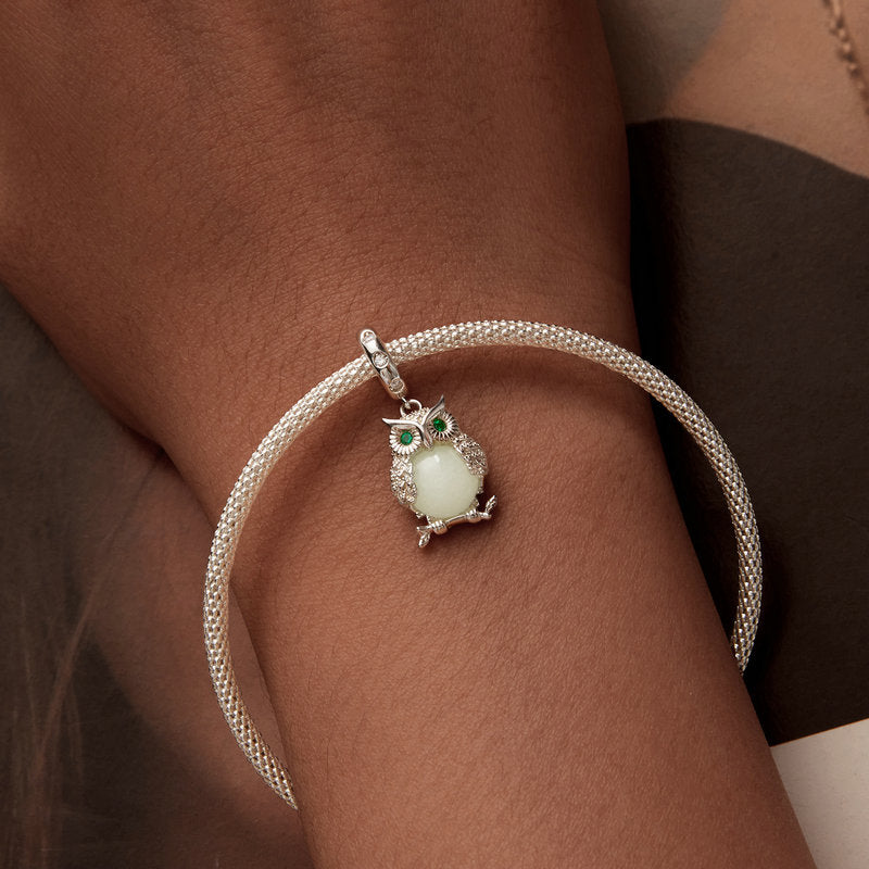Glow in the Dark Owl Charm