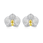 Classic Orchid Studs