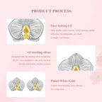 Classic Orchid Studs