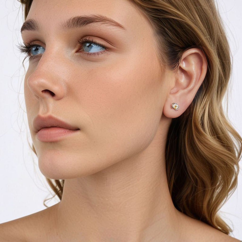 Classic Orchid Studs