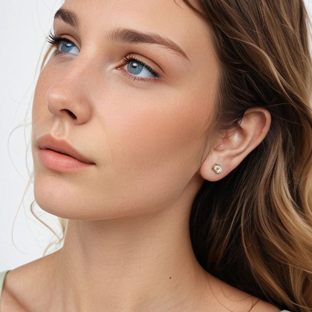 Classic Orchid Studs