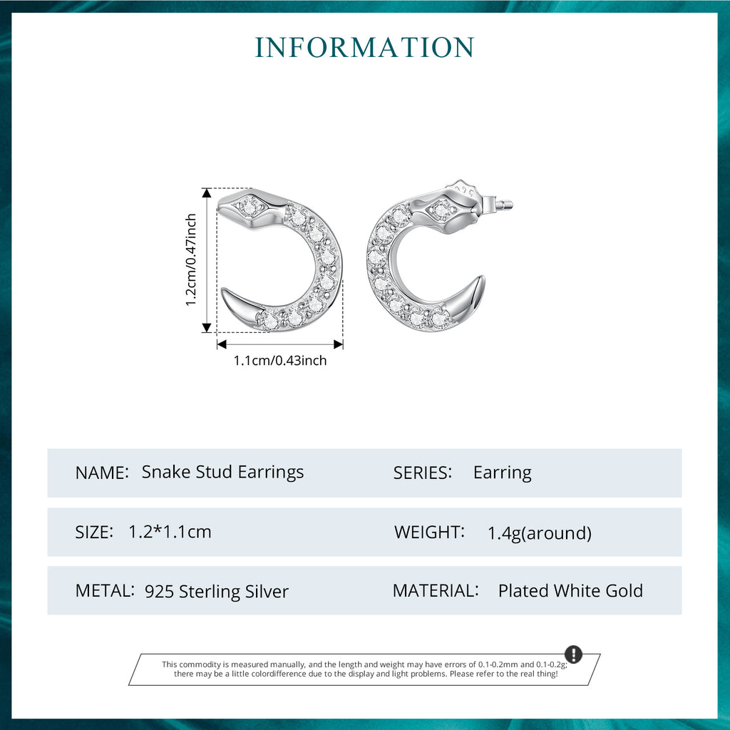 Coiled Snake Studs