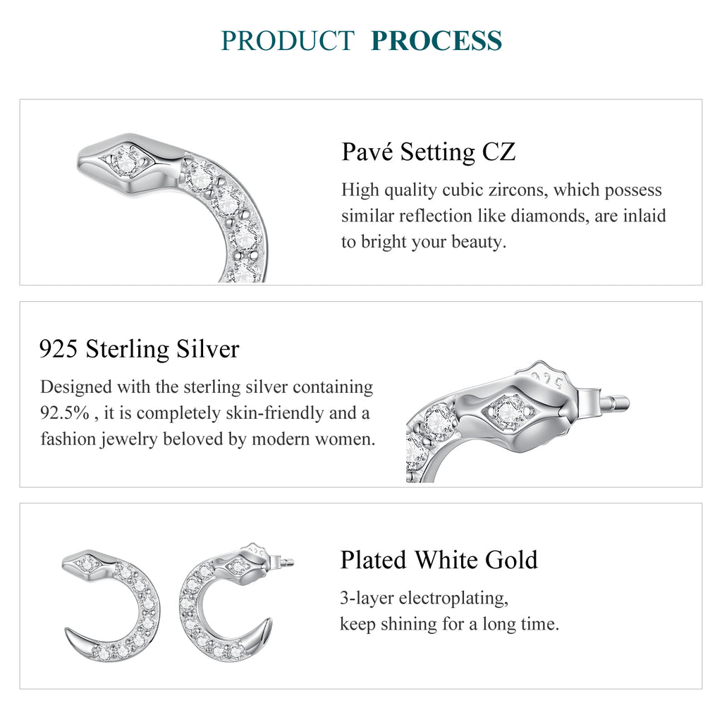 Coiled Snake Studs