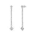 Sparkling Tassel Stud Earrings