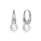Pearl Hoop Earrings