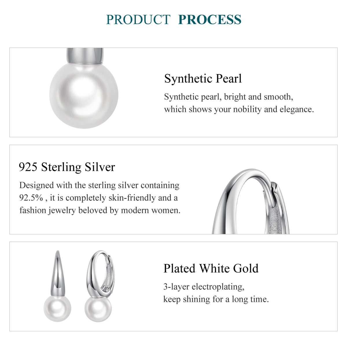 Pearl Hoop Earrings