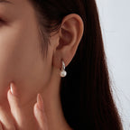Pearl Hoop Earrings