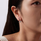 Crown Hoop Earrings