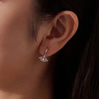 Crown Hoop Earrings