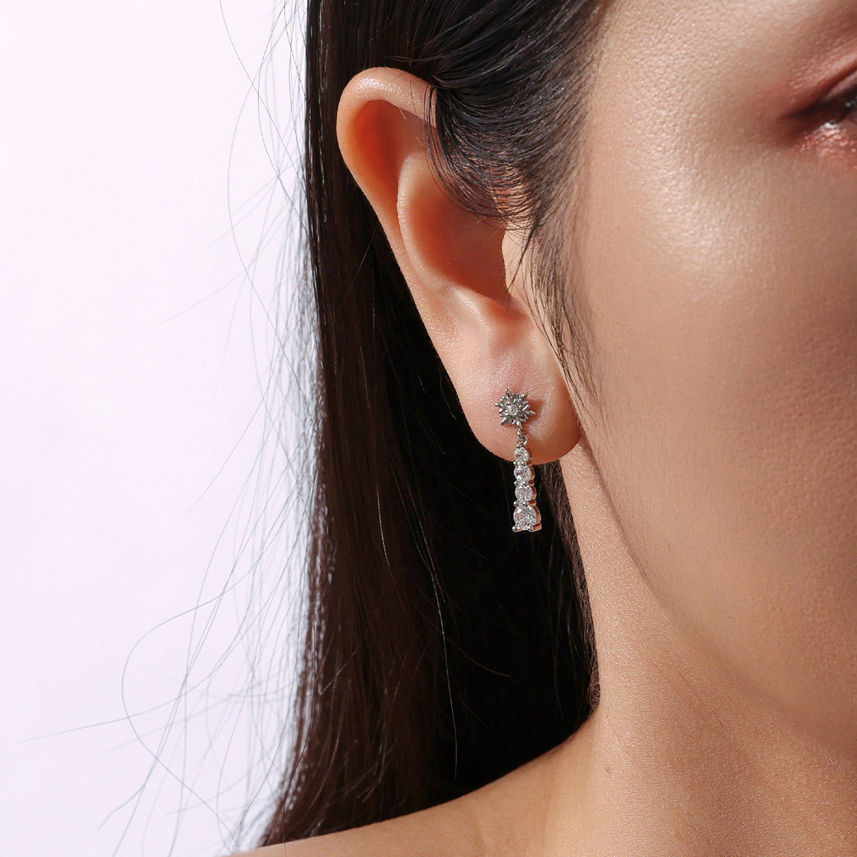 Snowflake Drop Earrings