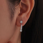 Snowflake Drop Earrings