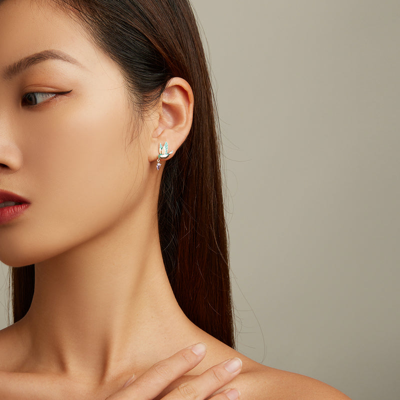 Nature Songbird Earrings|BAMOER