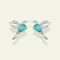 Dewdrop Hummingbird Studs|BAMOER