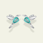 Dewdrop Hummingbird Studs|BAMOER