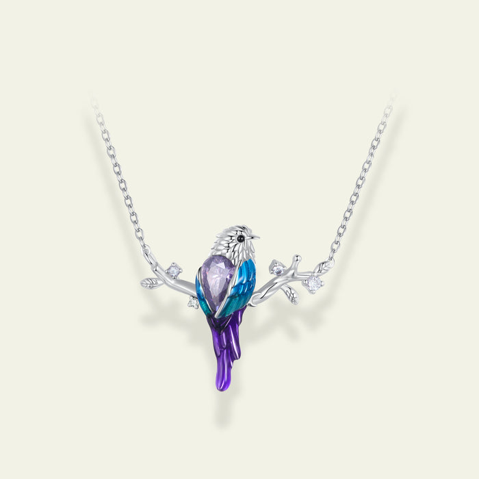 Bird on Branch Necklace