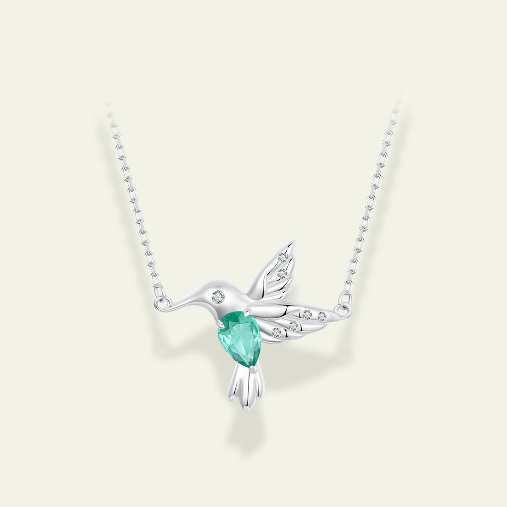 Sparkling Hummingbird Necklace