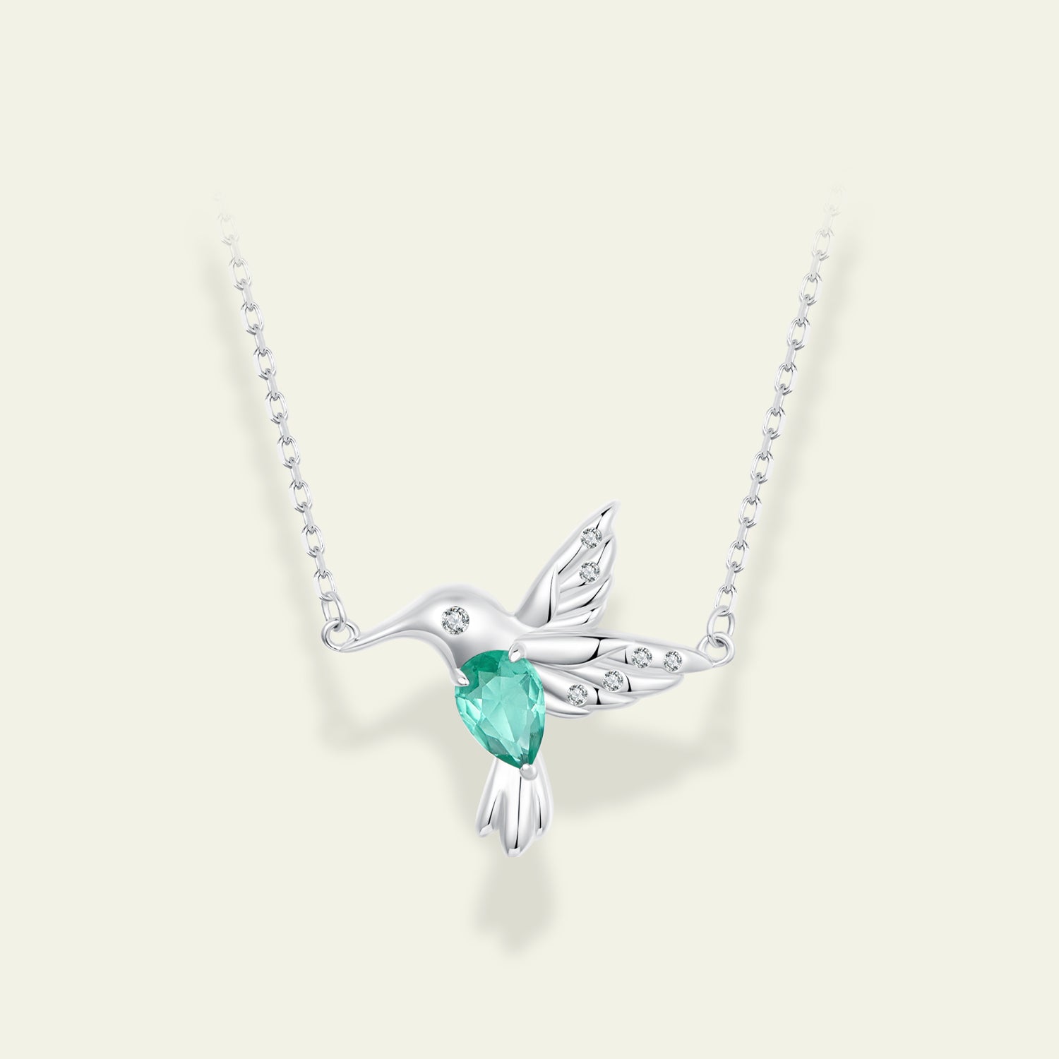 Sparkling Hummingbird Necklace