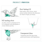 Sparkling Hummingbird Necklace