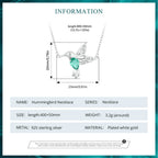 Sparkling Hummingbird Necklace