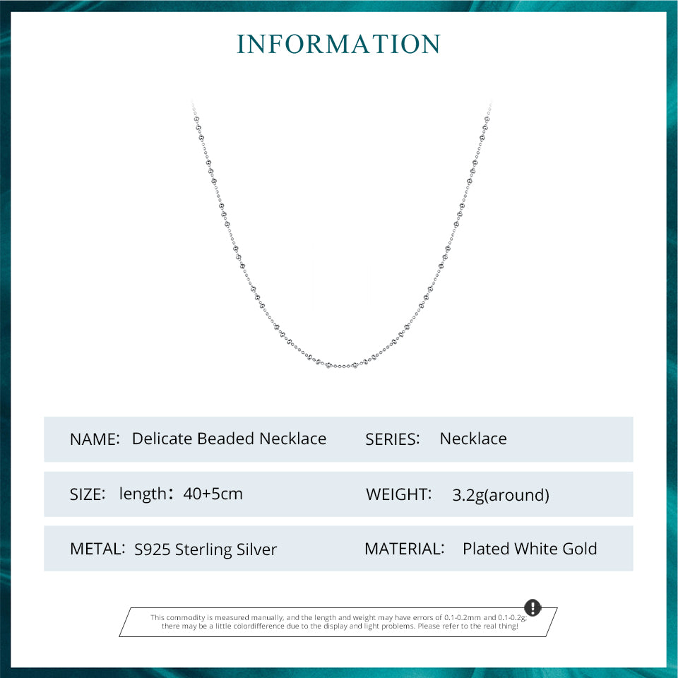 Delicate Beaded Necklace