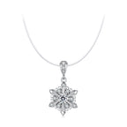Snowflake Illusion Necklace