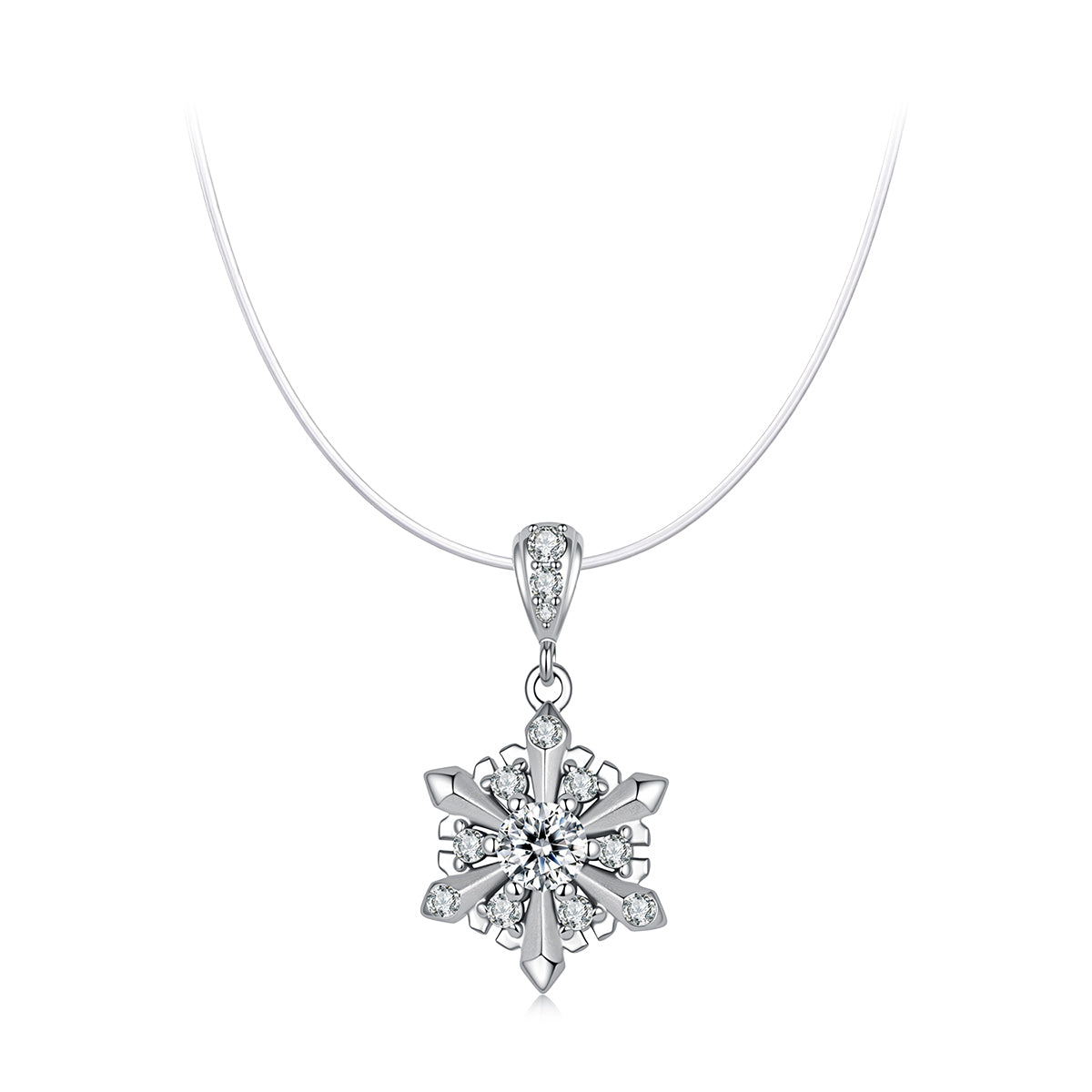 Snowflake Illusion Necklace