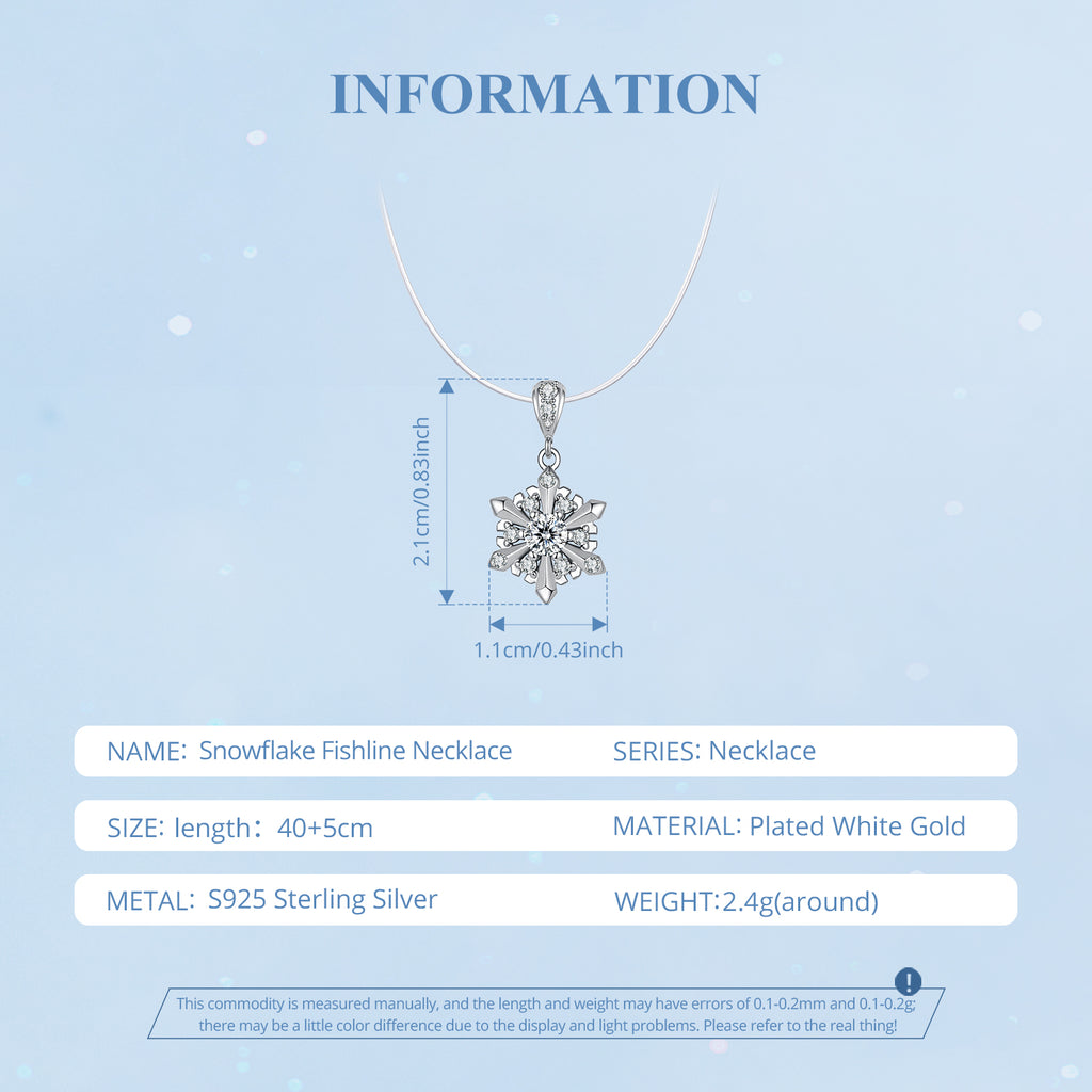 Snowflake Illusion Necklace