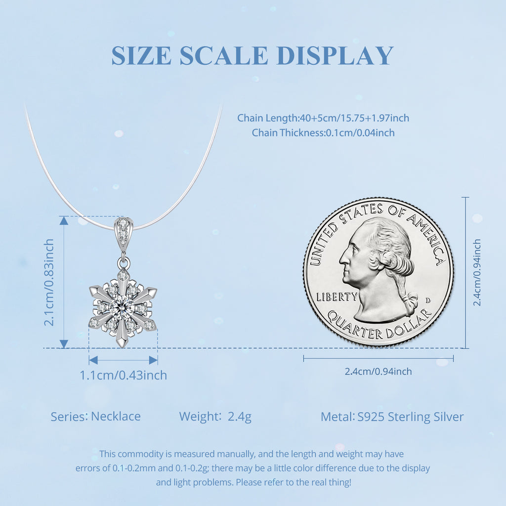 Snowflake Illusion Necklace