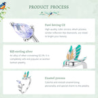 Nature Bird and Flower Ring