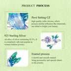 Violet Hummingbird Ring|BAMOER