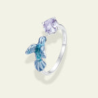 Skyward Hummingbird Ring
