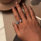 Skyward Hummingbird Ring