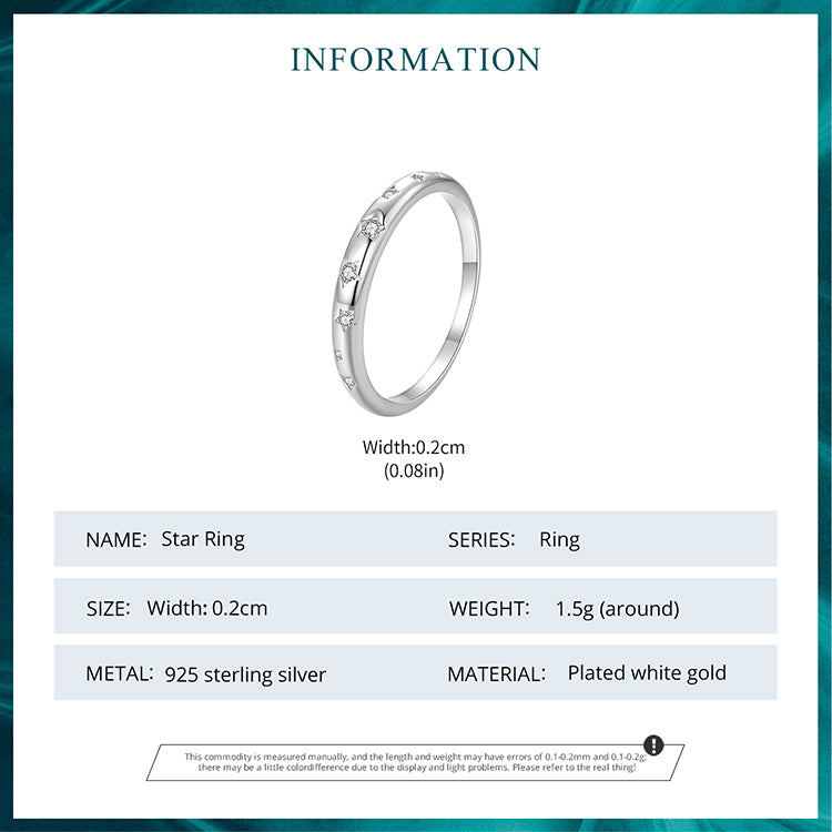Star-Set Eternity Ring