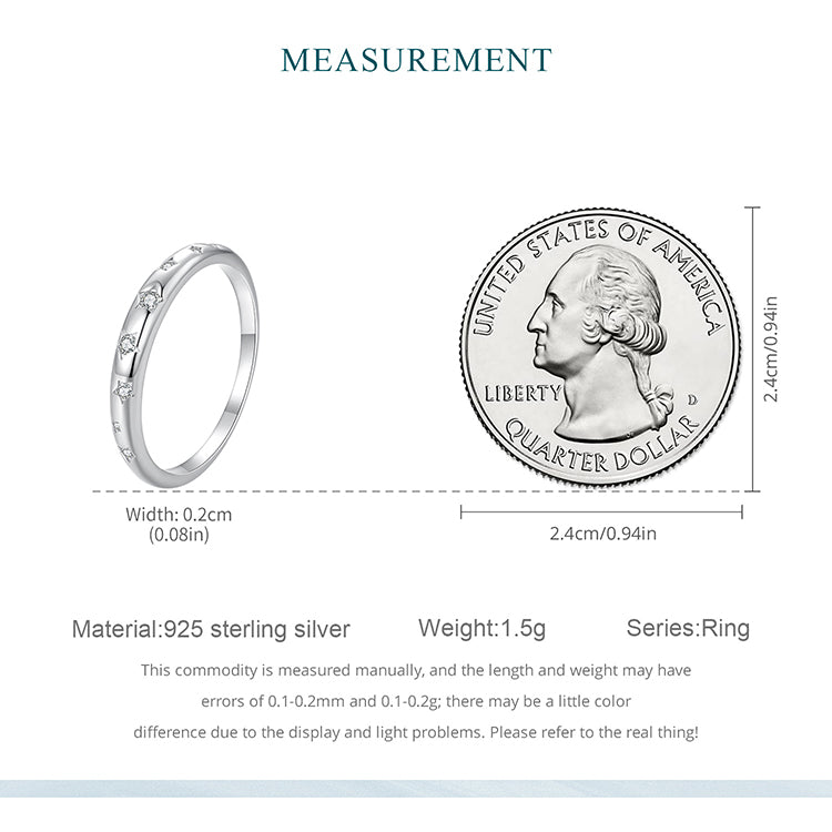 Star-Set Eternity Ring