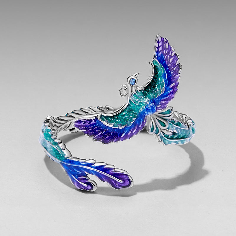 BAMOER Phoenix Rebirth Open Ring