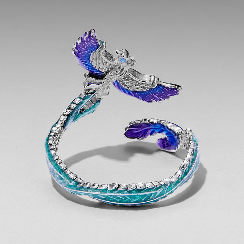 BAMOER Phoenix Rebirth Open Ring