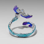 BAMOER Phoenix Rebirth Open Ring