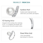 V-Shape Pearl Ring