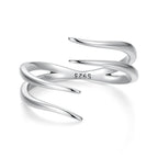 Double-Layer Open Ring